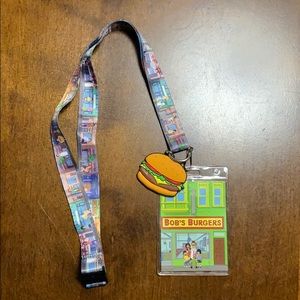 Bob’s burgers lanyard NWT